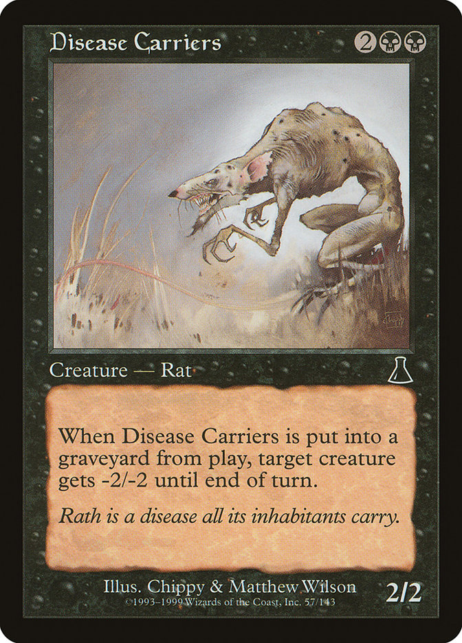 Disease Carriers [Urza's Destiny] | Tables and Towers