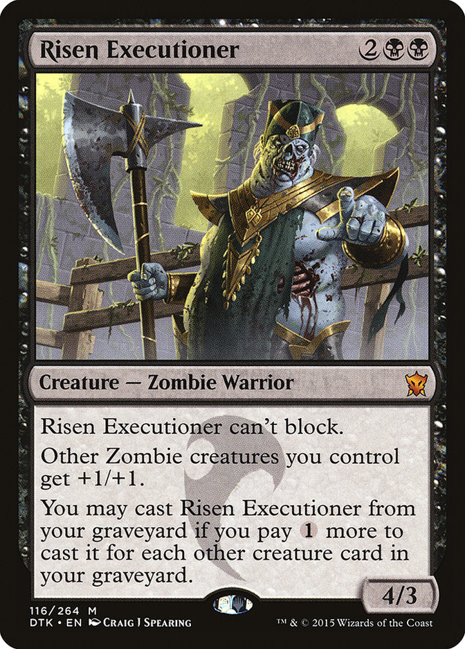 Risen Executioner [Dragons of Tarkir] | Tables and Towers