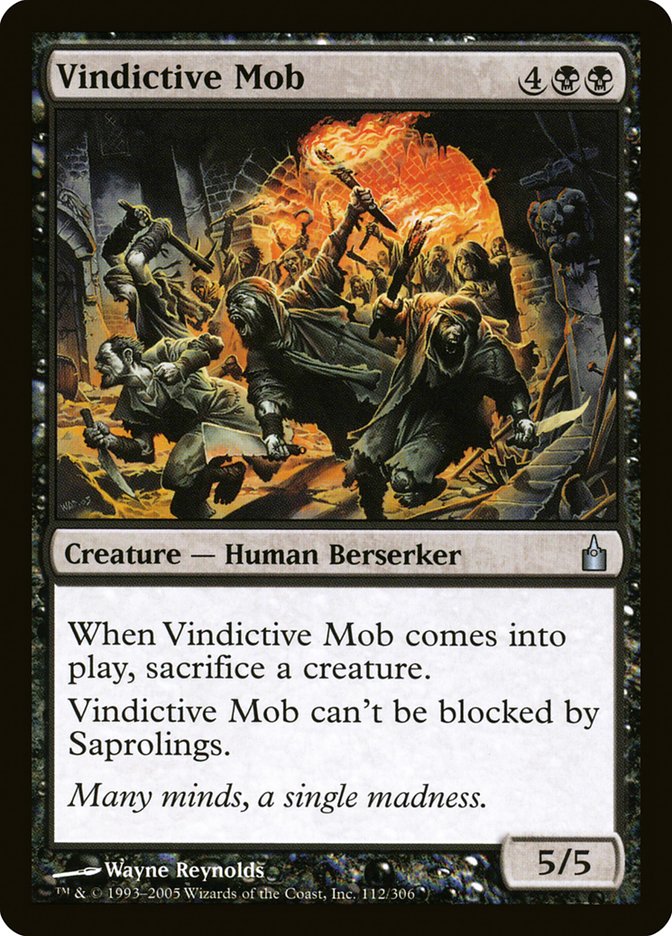 Vindictive Mob [Ravnica: City of Guilds] | Tables and Towers