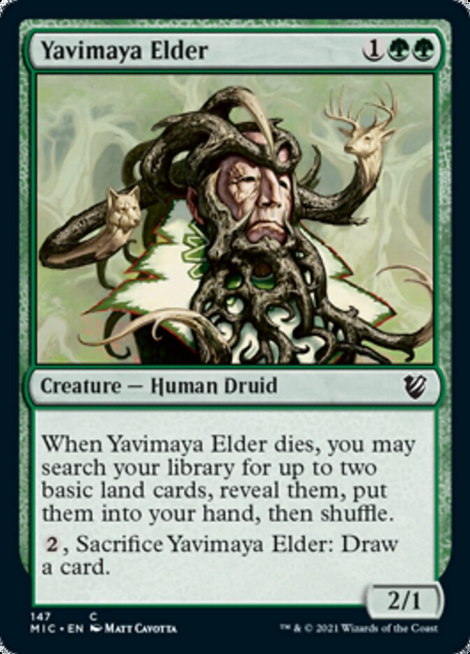 Yavimaya Elder [Innistrad: Midnight Hunt Commander] | Tables and Towers