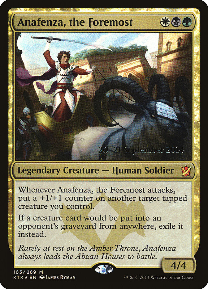 Anafenza, the Foremost [Khans of Tarkir Prerelease Promos] | Tables and Towers