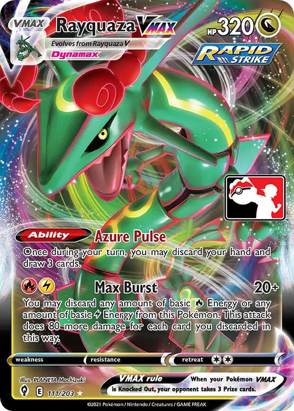 Rayquaza VMAX (111/203) [Prize Pack Series One] | Tables and Towers