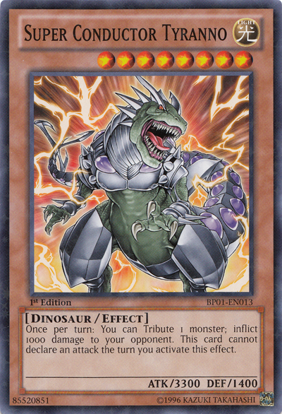 Super Conductor Tyranno [BP01-EN013] Starfoil Rare | Tables and Towers