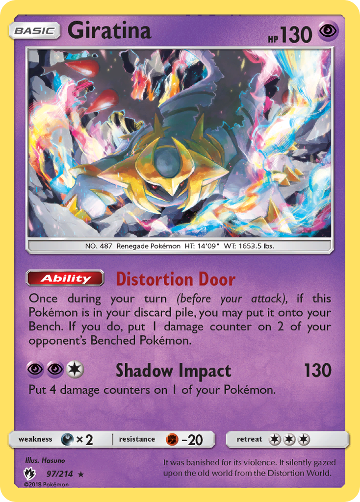 Giratina (97/214) [Sun & Moon: Lost Thunder] | Tables and Towers