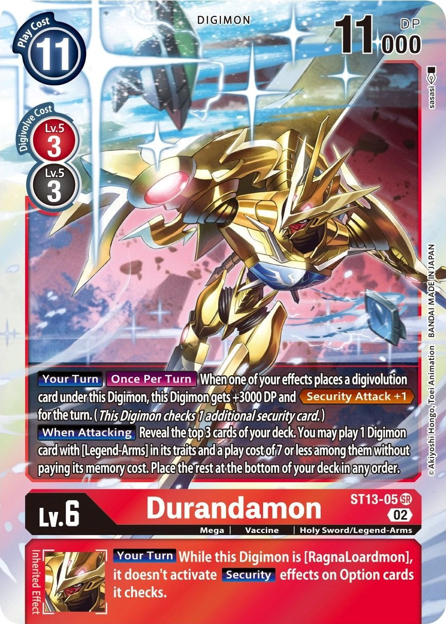 Durandamon [ST13-05] [Starter Deck: Ragnaloardmon] | Tables and Towers