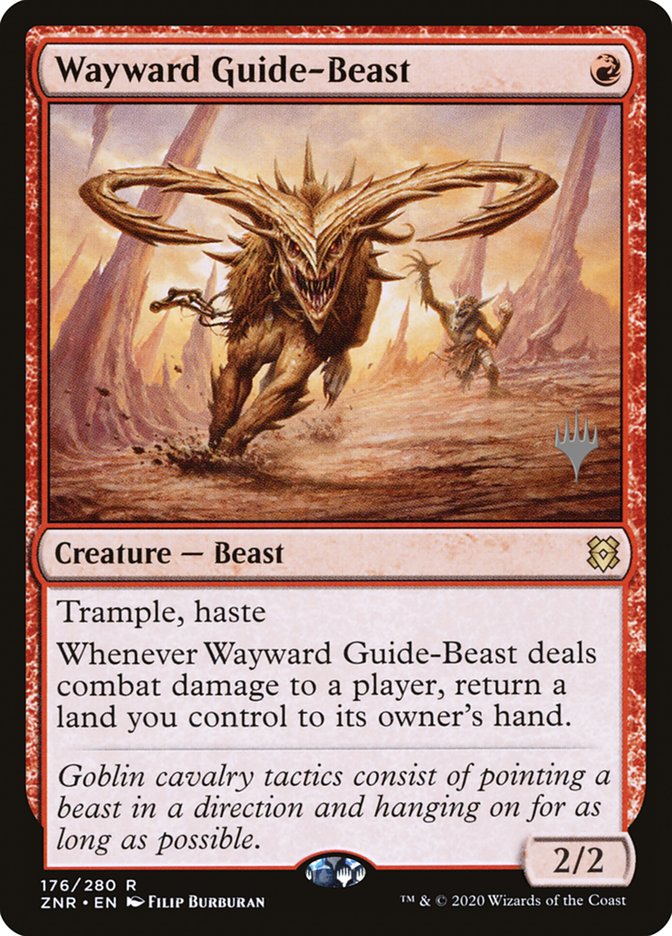 Wayward Guide-Beast (Promo Pack) [Zendikar Rising Promos] | Tables and Towers