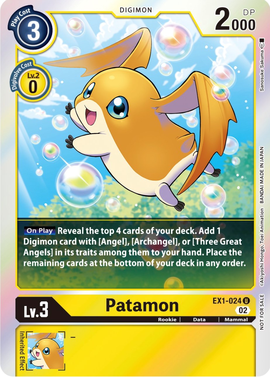 Patamon [EX1-024] (Official Tournament Pack Vol.8) [Classic Collection Promos] | Tables and Towers