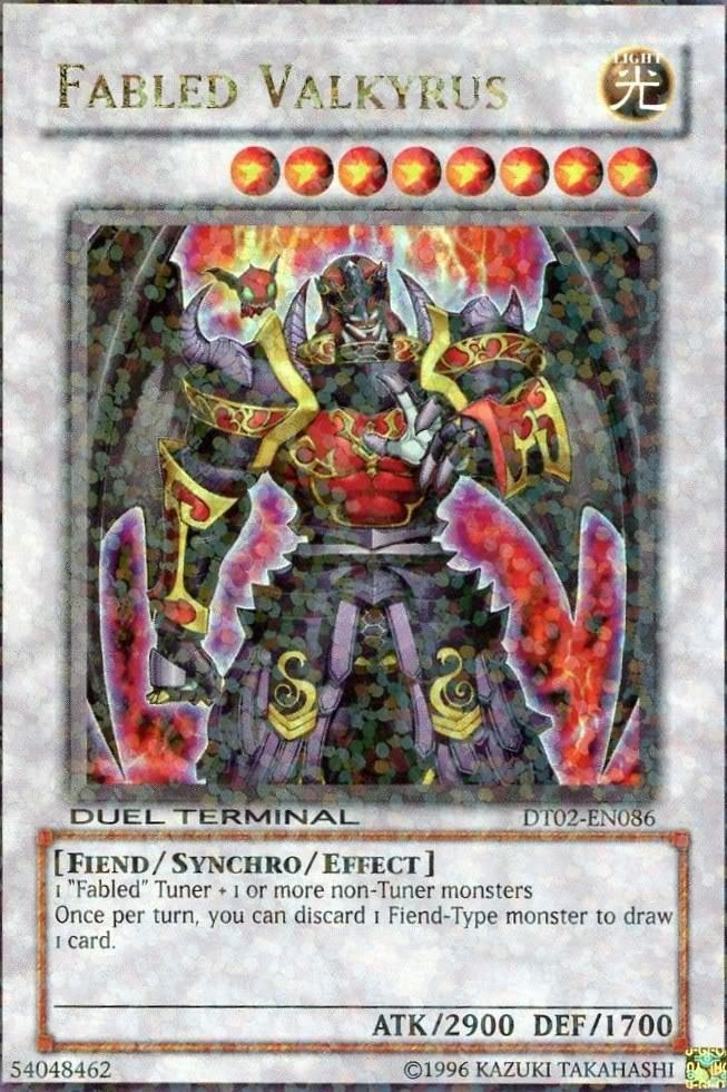 Fabled Valkyrus [DT02-EN086] Ultra Rare | Tables and Towers