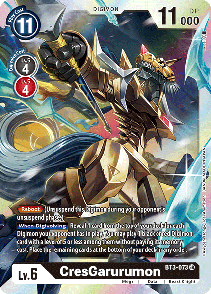 CresGarurumon [BT3-073] [Release Special Booster Ver.1.5] | Tables and Towers