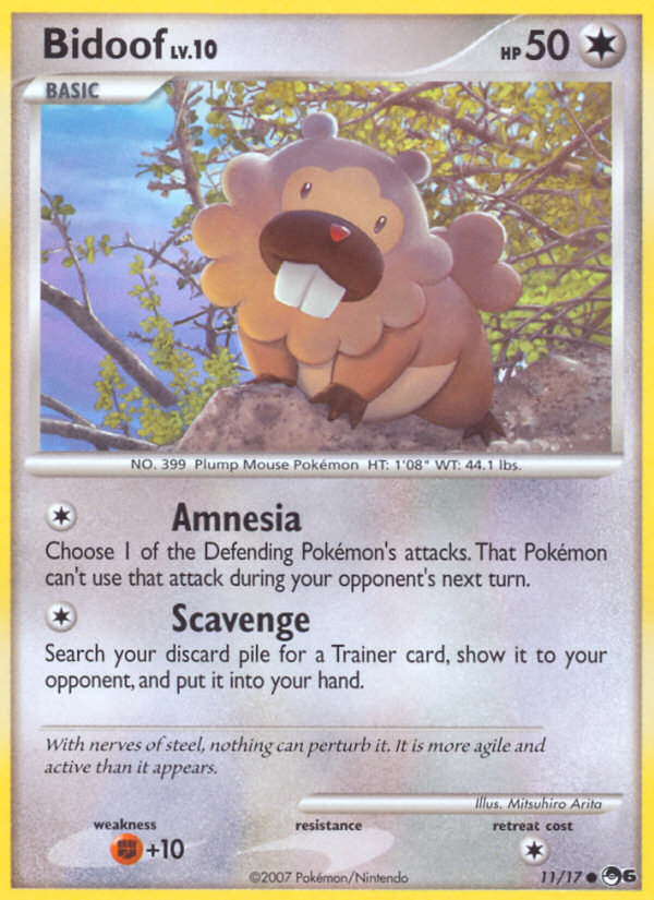 Bidoof (11/17) [POP Series 6] | Tables and Towers