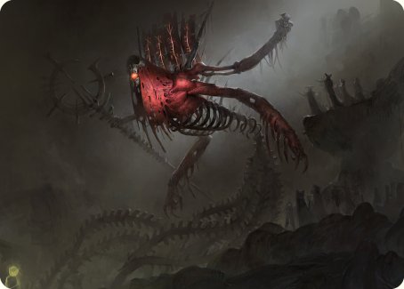 Drivnod, Carnage Dominus Art Card [Phyrexia: All Will Be One Art Series] | Tables and Towers