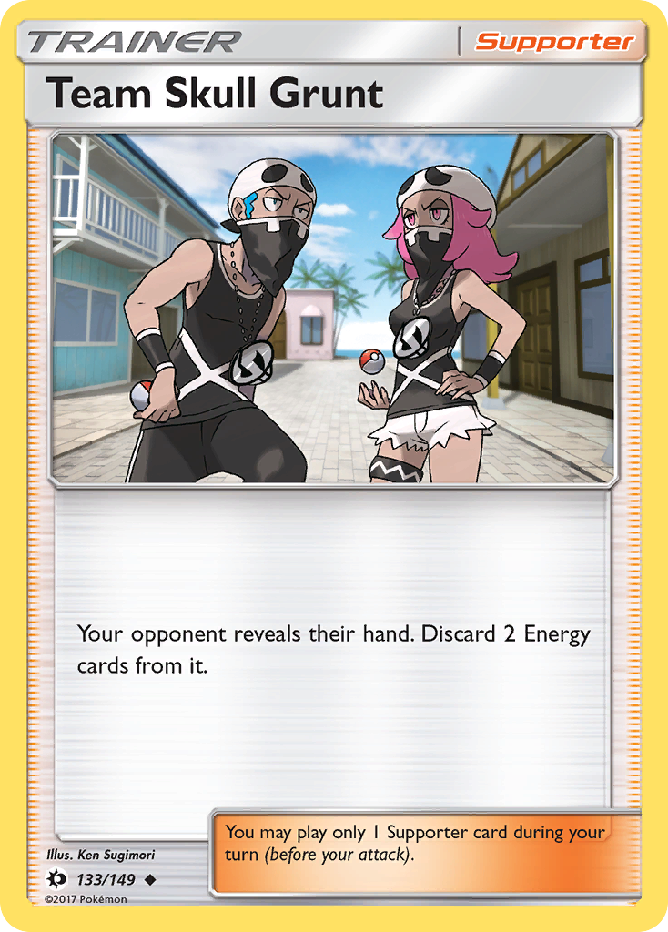 Team Skull Grunt (133/149) [Sun & Moon: Base Set] | Tables and Towers