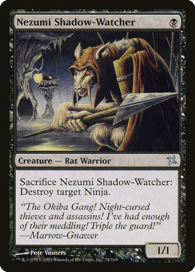 Nezumi Shadow-Watcher [Betrayers of Kamigawa] | Tables and Towers