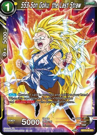 SS3 Son Goku, the Last Straw (SD10-02) [Mythic Booster] | Tables and Towers