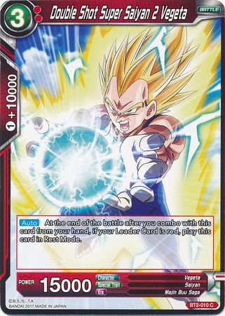 Double Shot Super Saiyan 2 Vegeta (BT2-010) [Union Force] | Tables and Towers