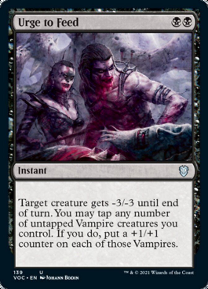 Urge to Feed [Innistrad: Crimson Vow Commander] | Tables and Towers