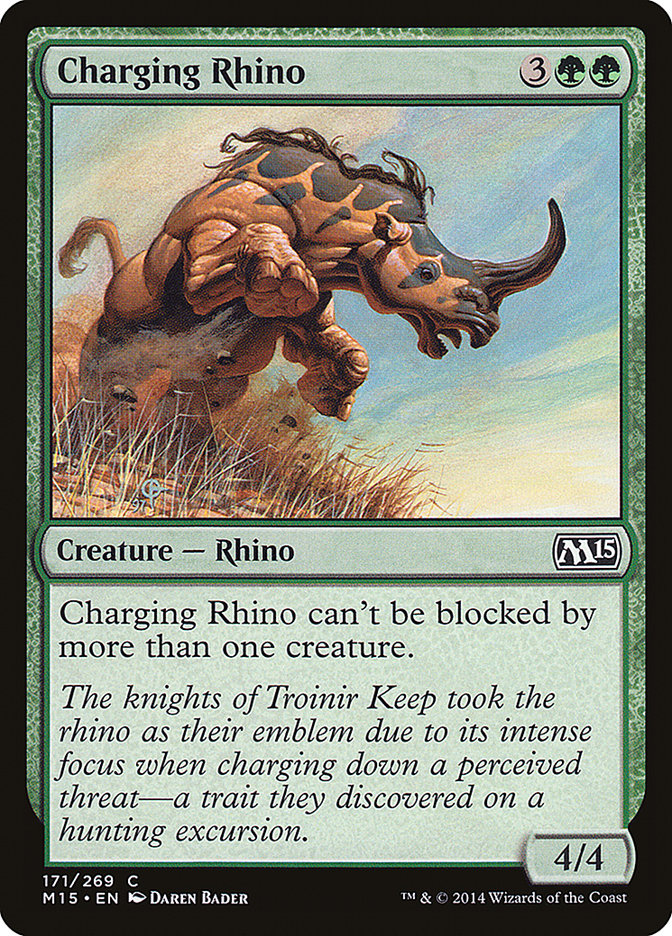 Charging Rhino [Magic 2015] | Tables and Towers