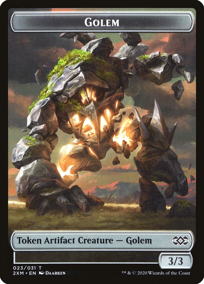 Golem Token [Double Masters Tokens] | Tables and Towers