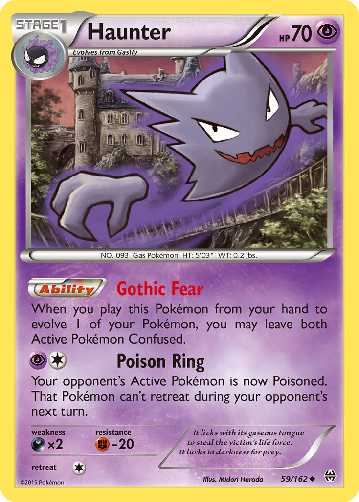 Haunter (59/162) [XY: BREAKthrough] | Tables and Towers