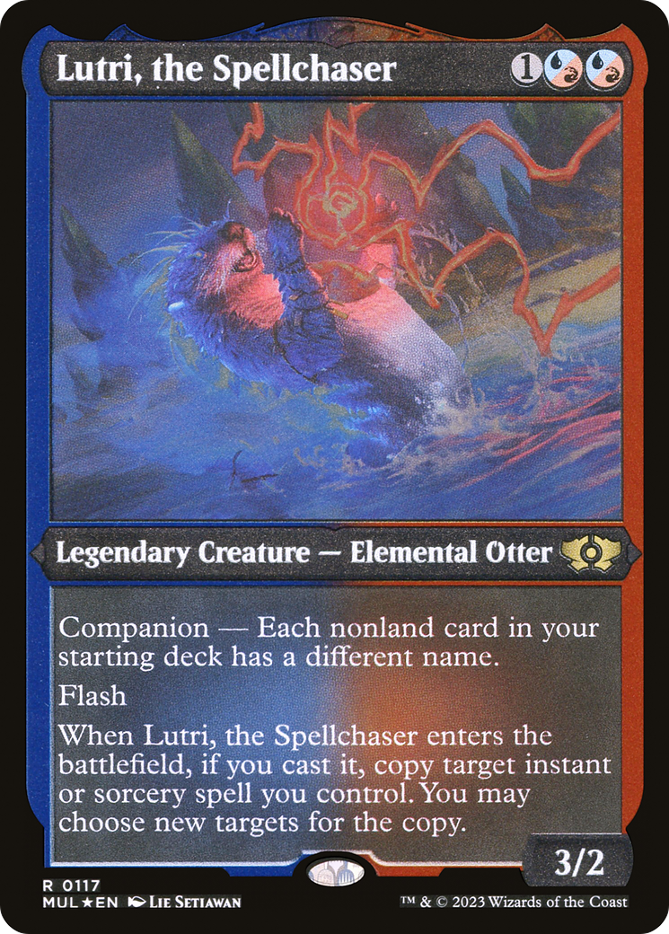 Lutri, the Spellchaser (Foil Etched) [Multiverse Legends] | Tables and Towers