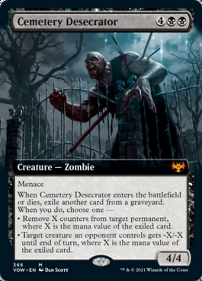 Cemetery Desecrator (Extended Art) [Innistrad: Crimson Vow] | Tables and Towers