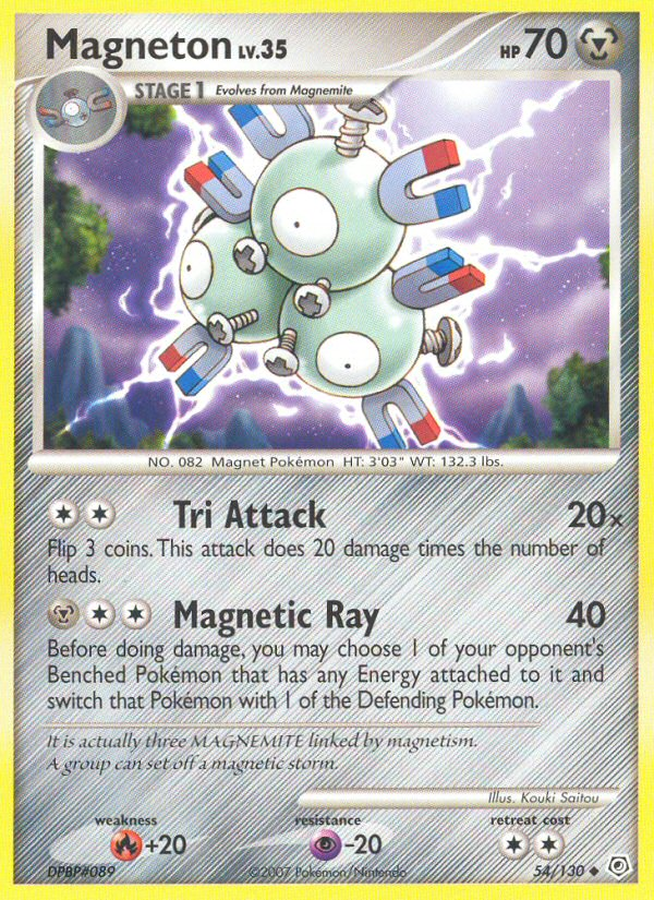 Magneton (54/130) [Diamond & Pearl: Base Set] | Tables and Towers