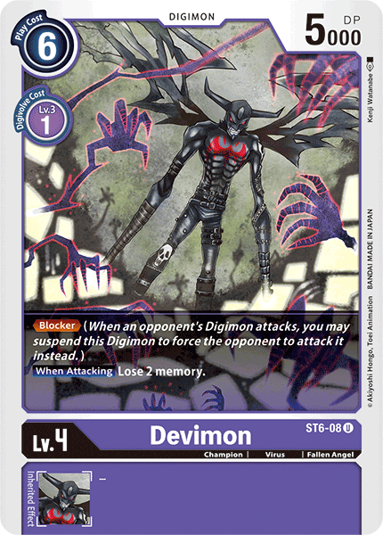 Devimon [ST6-08] [Starter Deck: Venomous Violet] | Tables and Towers