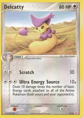 Delcatty (3/10) [EX: Trainer Kit - Latias] | Tables and Towers