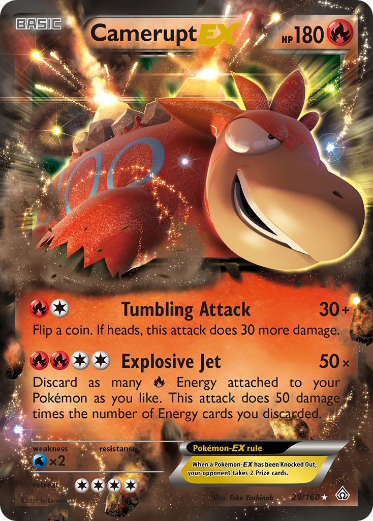 Camerupt EX (29/160) [XY: Primal Clash] | Tables and Towers