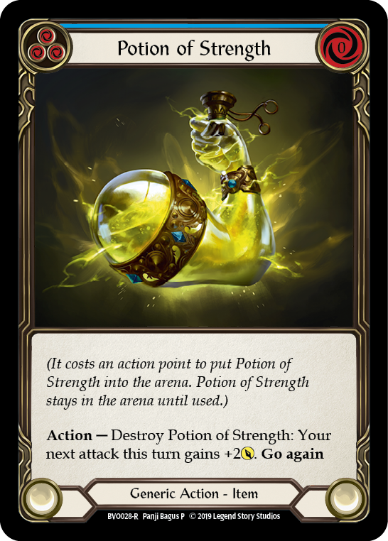 Potion of Strength [BVO028-R] (Bravo Hero Deck)  1st Edition Normal | Tables and Towers