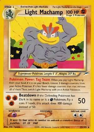 Light Machamp (25/105) [Neo Destiny Unlimited] | Tables and Towers