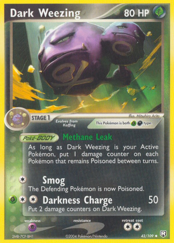 Dark Weezing (42/109) [EX: Team Rocket Returns] | Tables and Towers