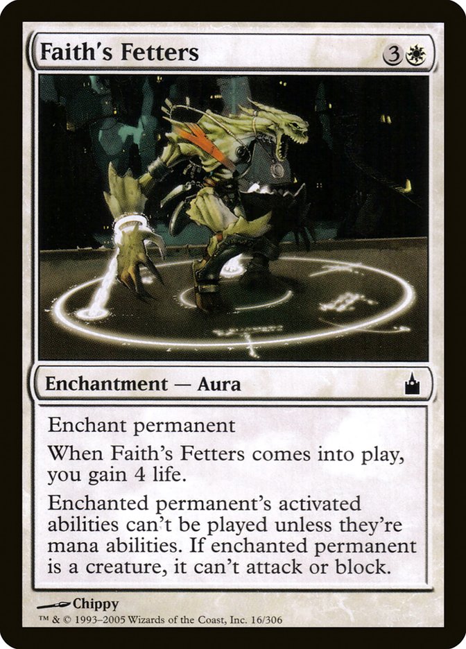 Faith's Fetters [Ravnica: City of Guilds] | Tables and Towers