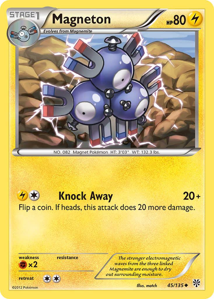 Magneton (45/135) [Black & White: Plasma Storm] | Tables and Towers