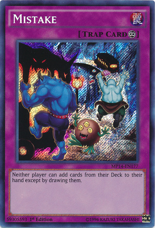 Mistake [MP14-EN177] Secret Rare | Tables and Towers