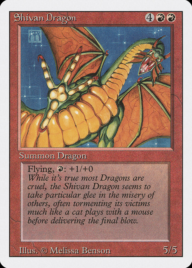 Shivan Dragon [Revised Edition] | Tables and Towers