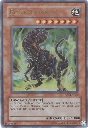 Black Tyranno [IOC-EN075] Ultra Rare | Tables and Towers