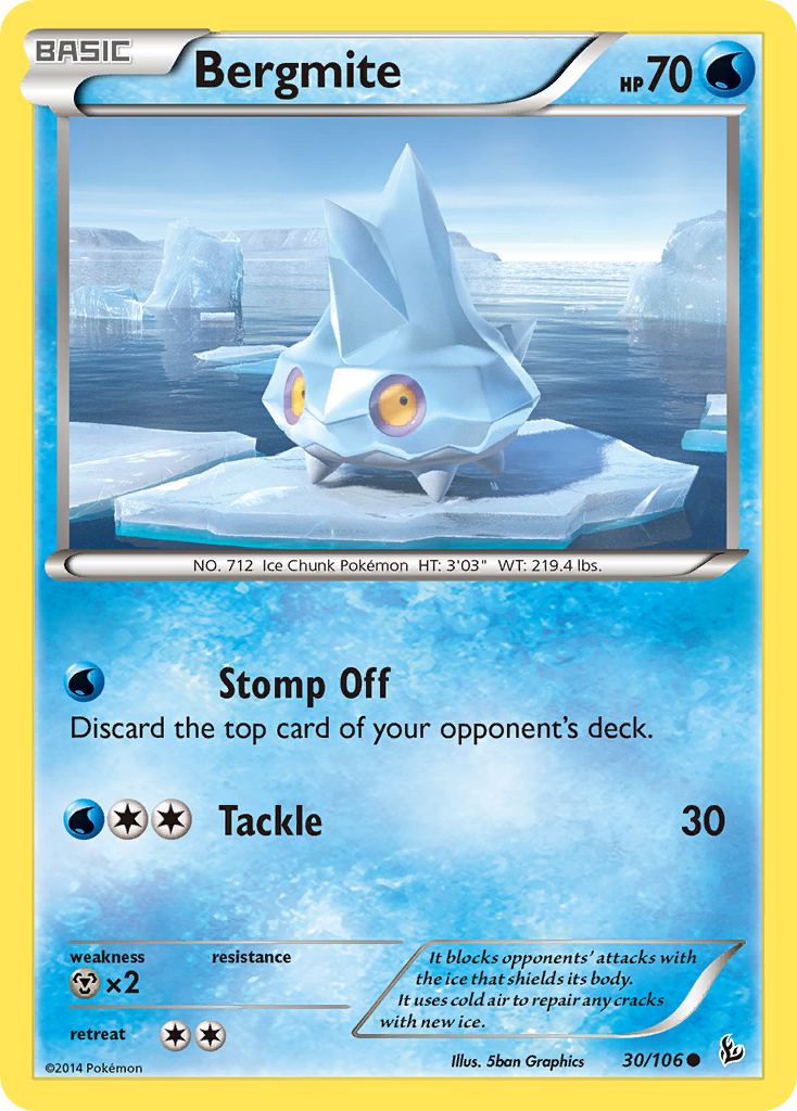 Bergmite (30/106) [XY: Flashfire] | Tables and Towers