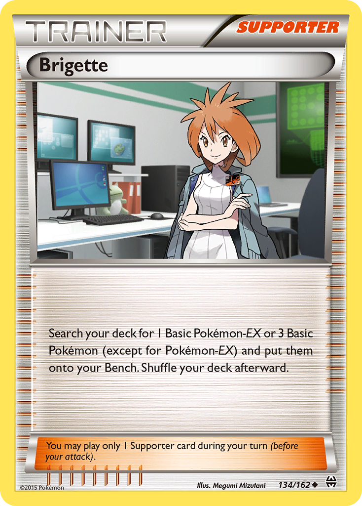 Brigette (134/162) [XY: BREAKthrough] | Tables and Towers