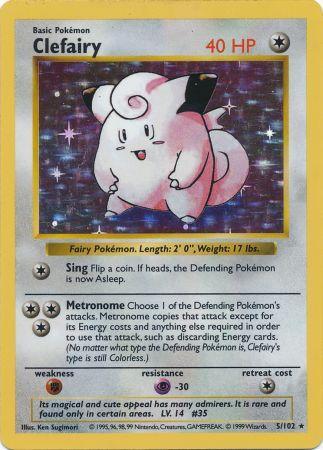 Clefairy (5/102) [Base Set Shadowless Unlimited] | Tables and Towers