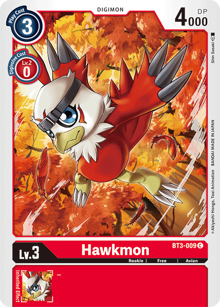 Hawkmon [BT3-009] [Release Special Booster Ver.1.5] | Tables and Towers