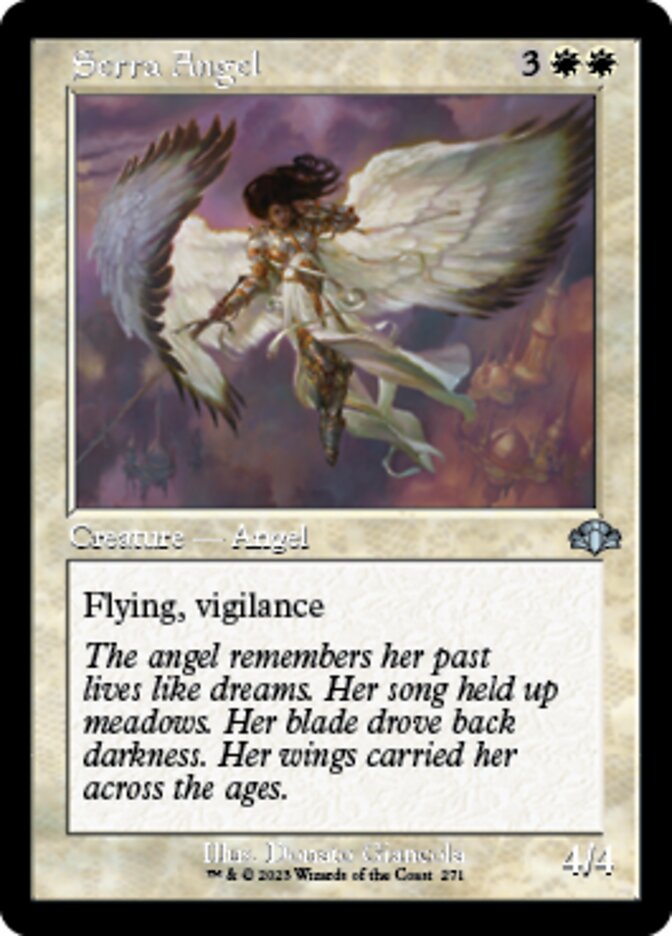 Serra Angel (Retro) [Dominaria Remastered] | Tables and Towers