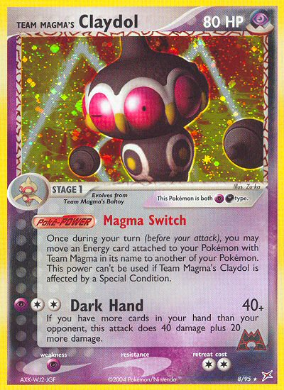 Team Magma's Claydol (8/95) [EX: Team Magma vs Team Aqua] | Tables and Towers