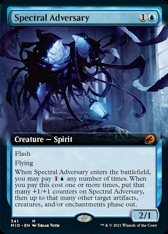 Spectral Adversary (Extended Art) [Innistrad: Midnight Hunt] | Tables and Towers