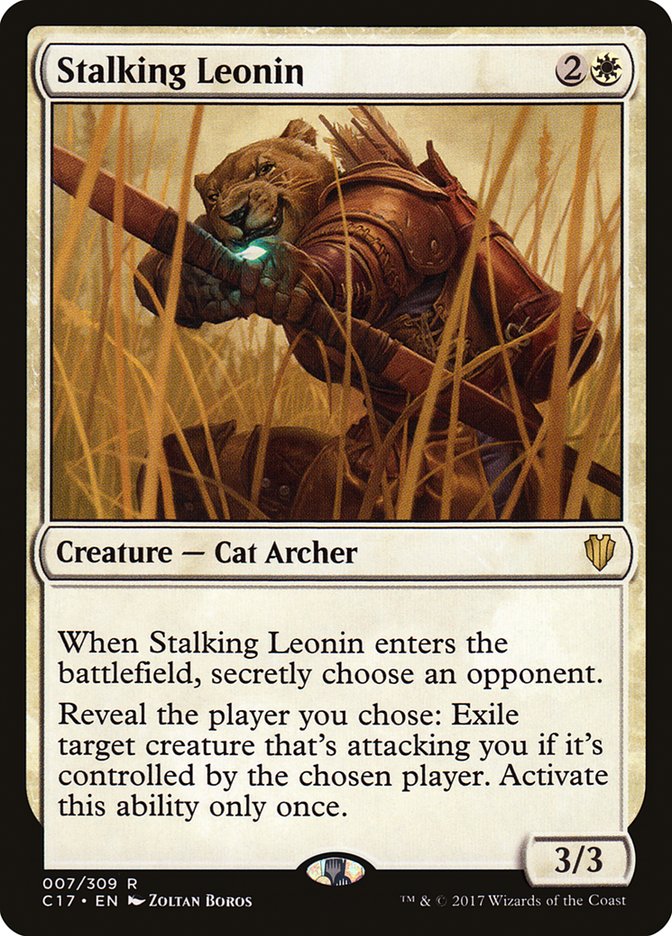 Stalking Leonin [Commander 2017] | Tables and Towers