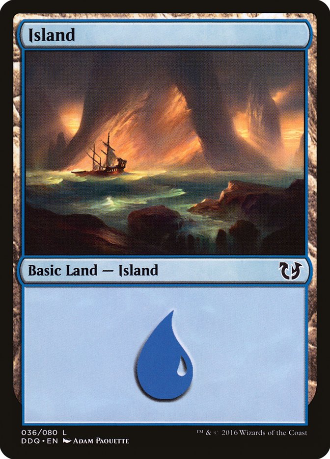 Island (36) [Duel Decks: Blessed vs. Cursed] | Tables and Towers