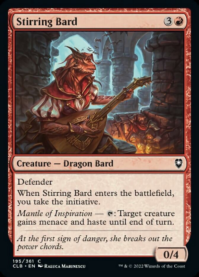 Stirring Bard [Commander Legends: Battle for Baldur's Gate] | Tables and Towers
