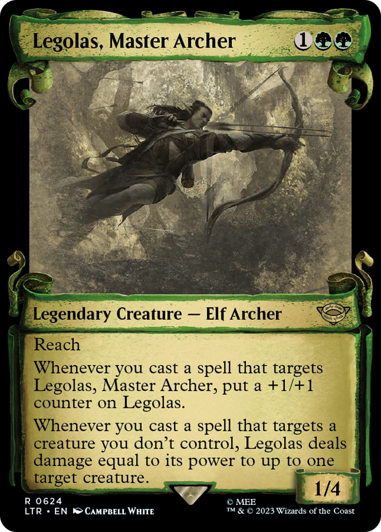 Legolas, Master Archer [The Lord of the Rings: Tales of Middle-Earth Showcase Scrolls] | Tables and Towers
