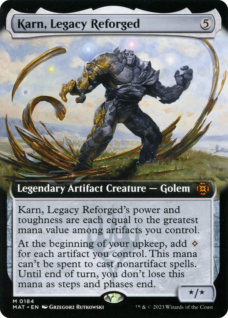 Karn, Legacy Reforged (Extended Art) [March of the Machine: The Aftermath] | Tables and Towers