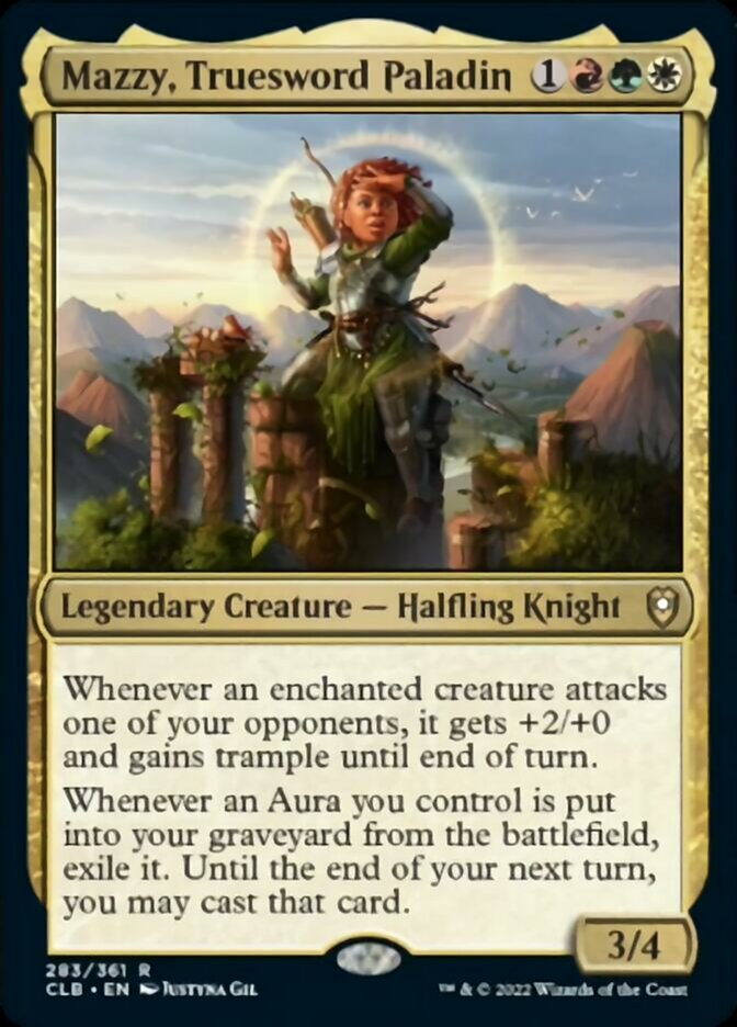 Mazzy, Truesword Paladin [Commander Legends: Battle for Baldur's Gate] | Tables and Towers